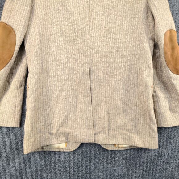 Vintage Kenny Rogers Circle S Blazer Jacket Mens 42L Long Sleeve Brown Wool - Picture 8 of 14